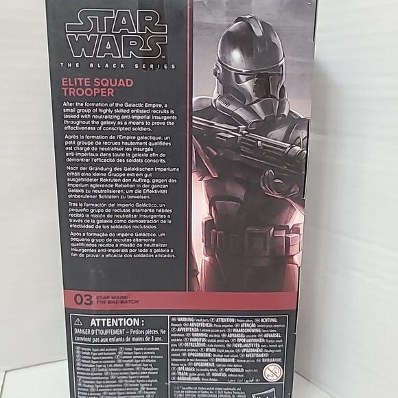 Star Wars The Black Series Bad Batch Elite Squad Trooper Figure In Box - Picture 4 of 6